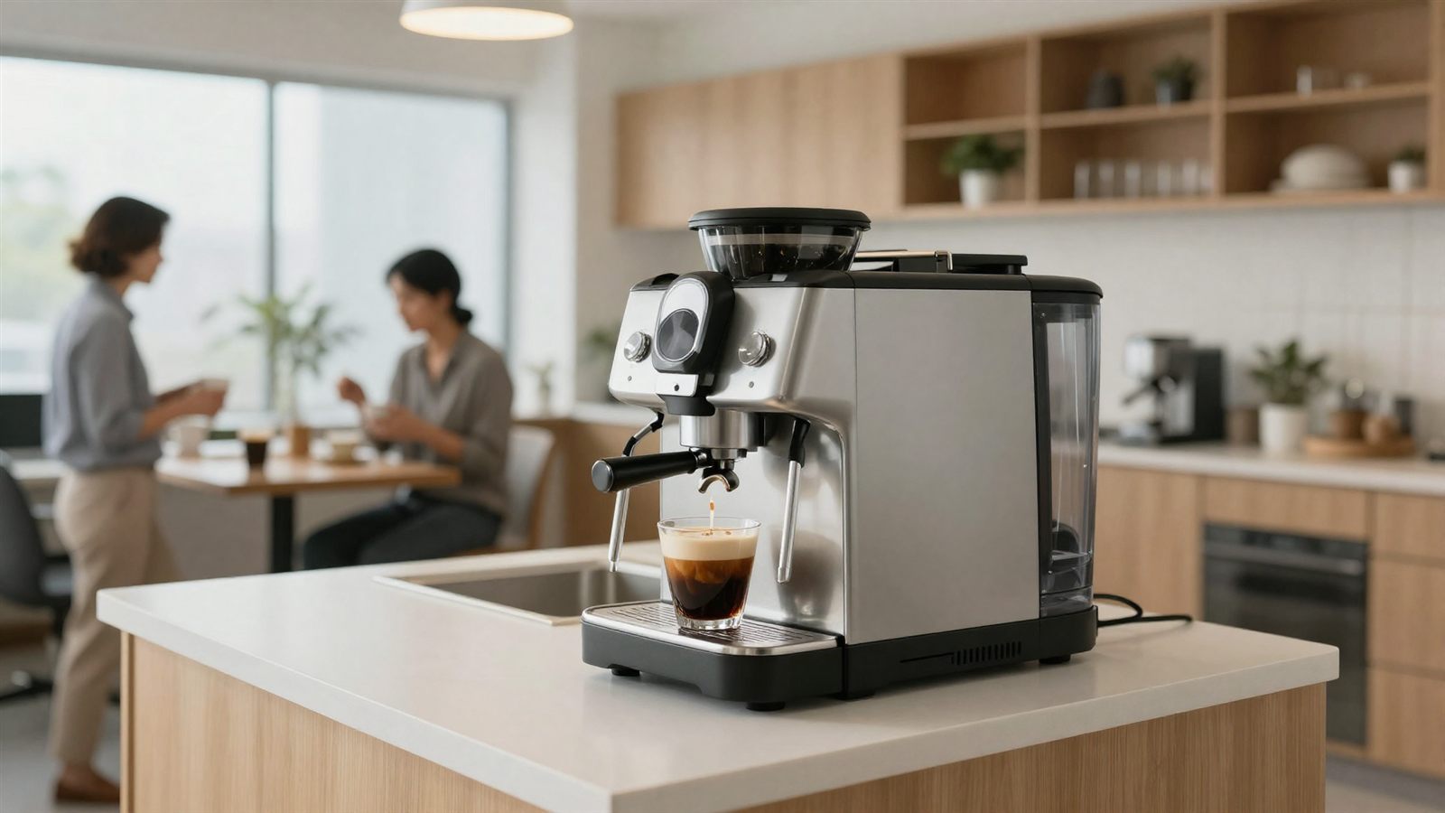 Kaffeevollautomat im Büro für mehrere Nutzer